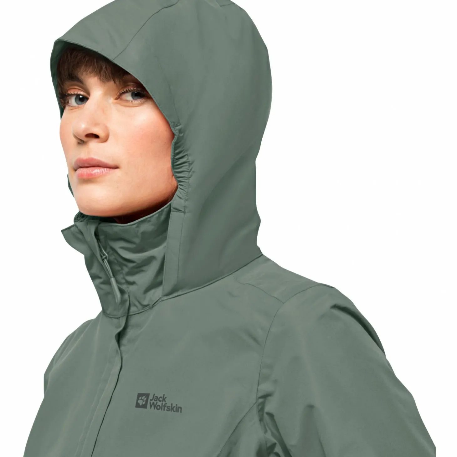 Jack Wolfskin Stormy Point 2L Jkt W Damen (Hedge Green)