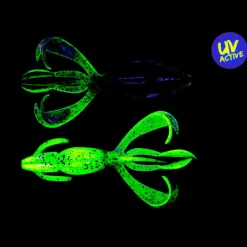 Keitech Crazy Flapper (Green Pumpkin / Chartreuse)