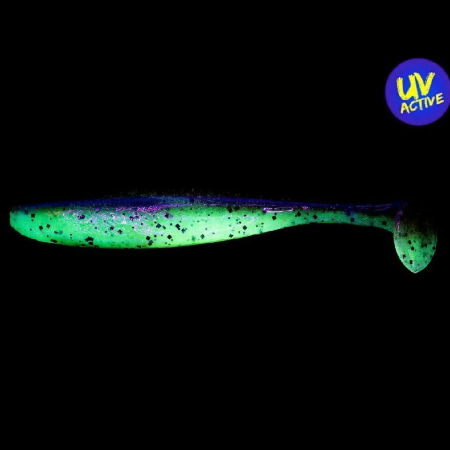 Keitech Easy Shiner (Green Pumpkin / Chartreuse)