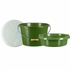 Kogha Als Set Futtereimer 25 l + Deckel + 8 l Einsatz