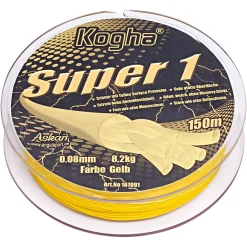 Kogha Angelschnur Super 1 (gelb, 150 m)