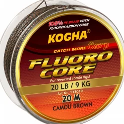 Kogha Carp Angelschnur Carp Fluoro Core (camou braun)