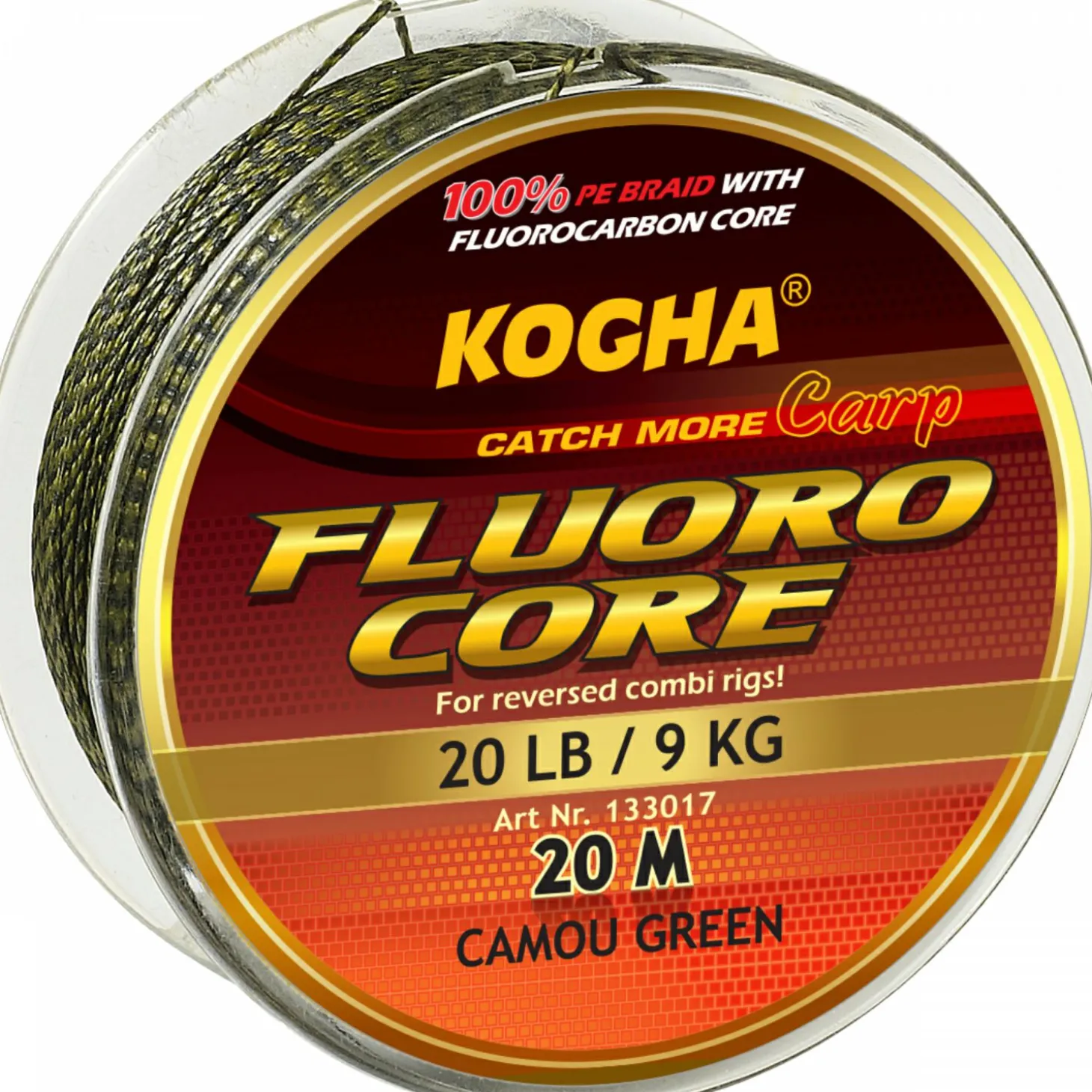 Kogha Carp Angelschnur Carp Fluoro Core (camou grün)