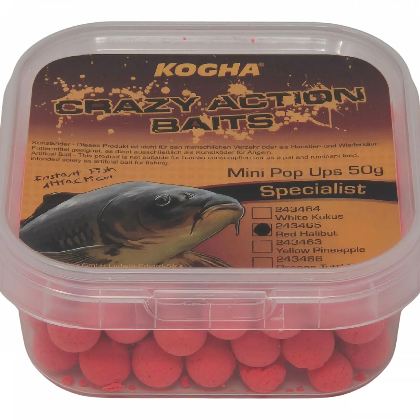 Kogha Crazy Action Baits Mini Pop Ups (Halibut)