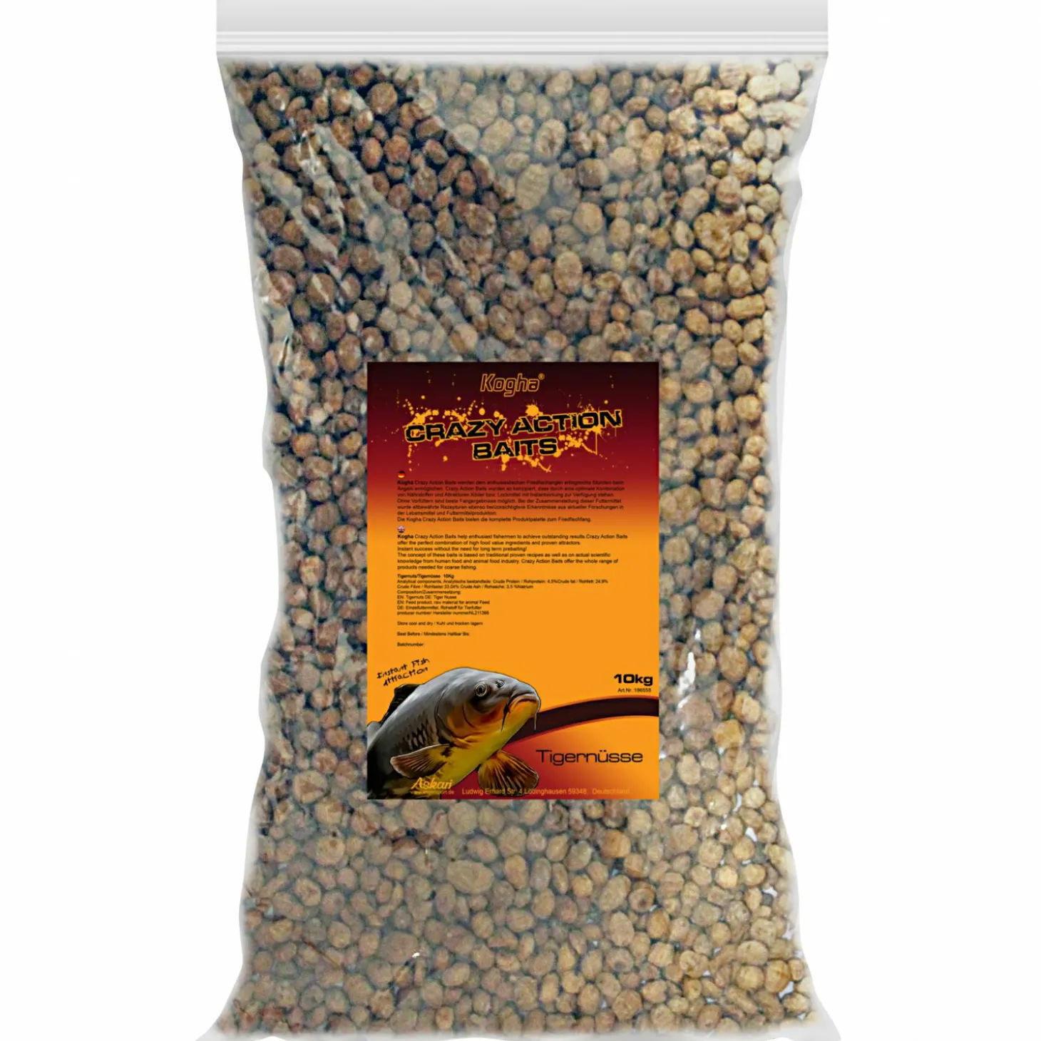 Kogha Friedfischfutter Crazy Action Baits (Tigernüsse)