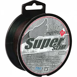 Kogha Geflechtschnur Super Slim (braun, 300 m)