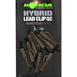 Korda QC Hybrid Lead Clips (Weed/Sillt)