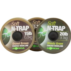 Korda Soft N-Trap Coated Hooklink (kiesbraun)