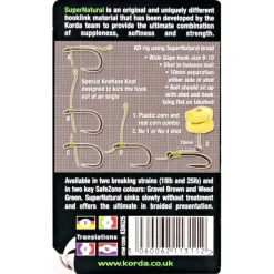 Korda Vorfachmaterial Super Natural Vorfachmaterial (braun)