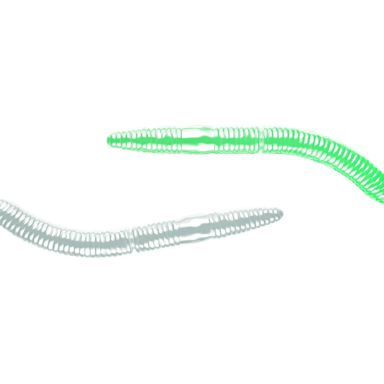 Libra Lures Fatty D´Worm (Glow UV Green)