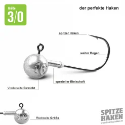 Lieblingsköder Angelhaken Spitze (3/0)