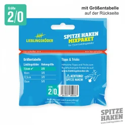 Lieblingsköder Angelhaken Spitze (2/0 Mixpaket)