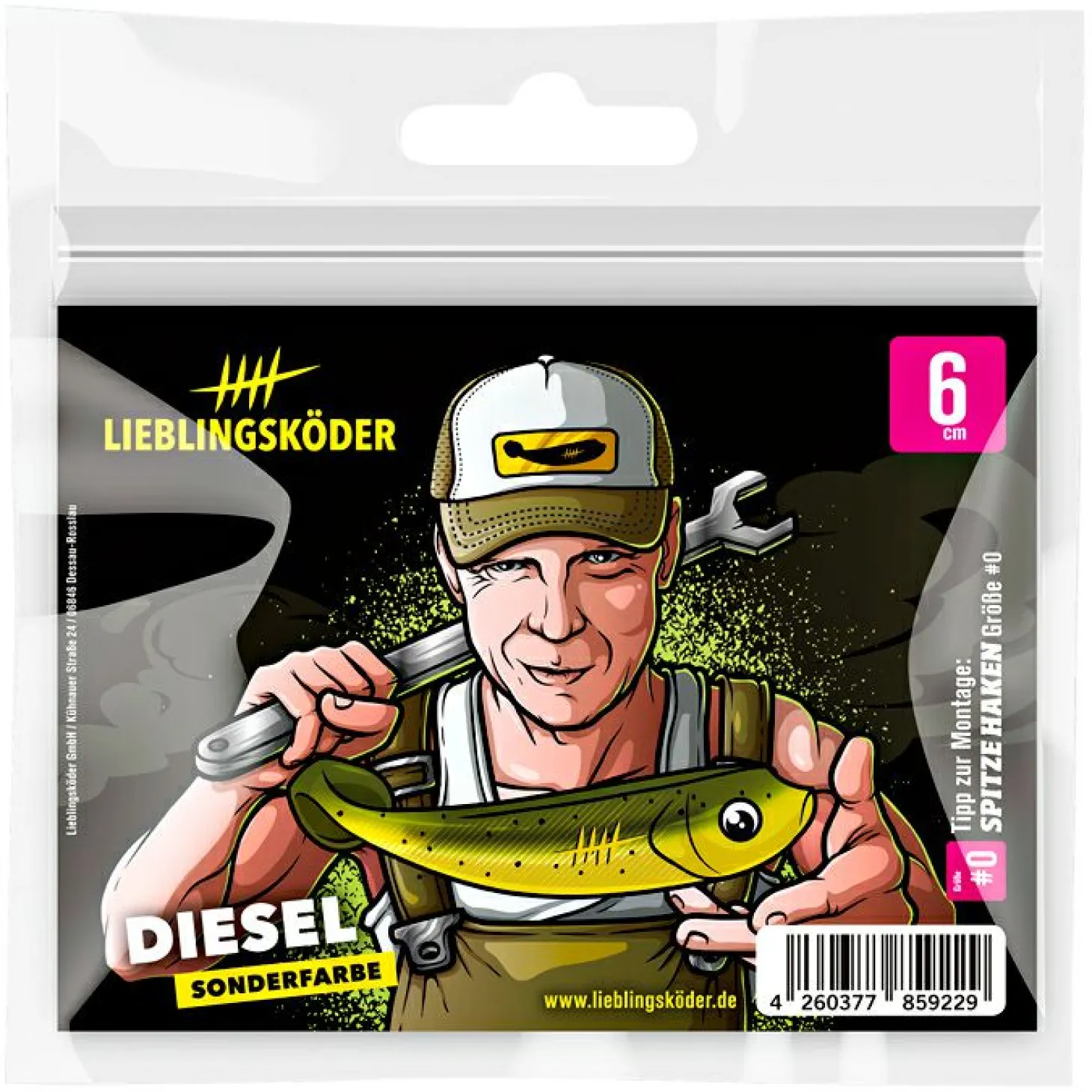 Lieblingsköder Barschköder (6 cm, Diesel)