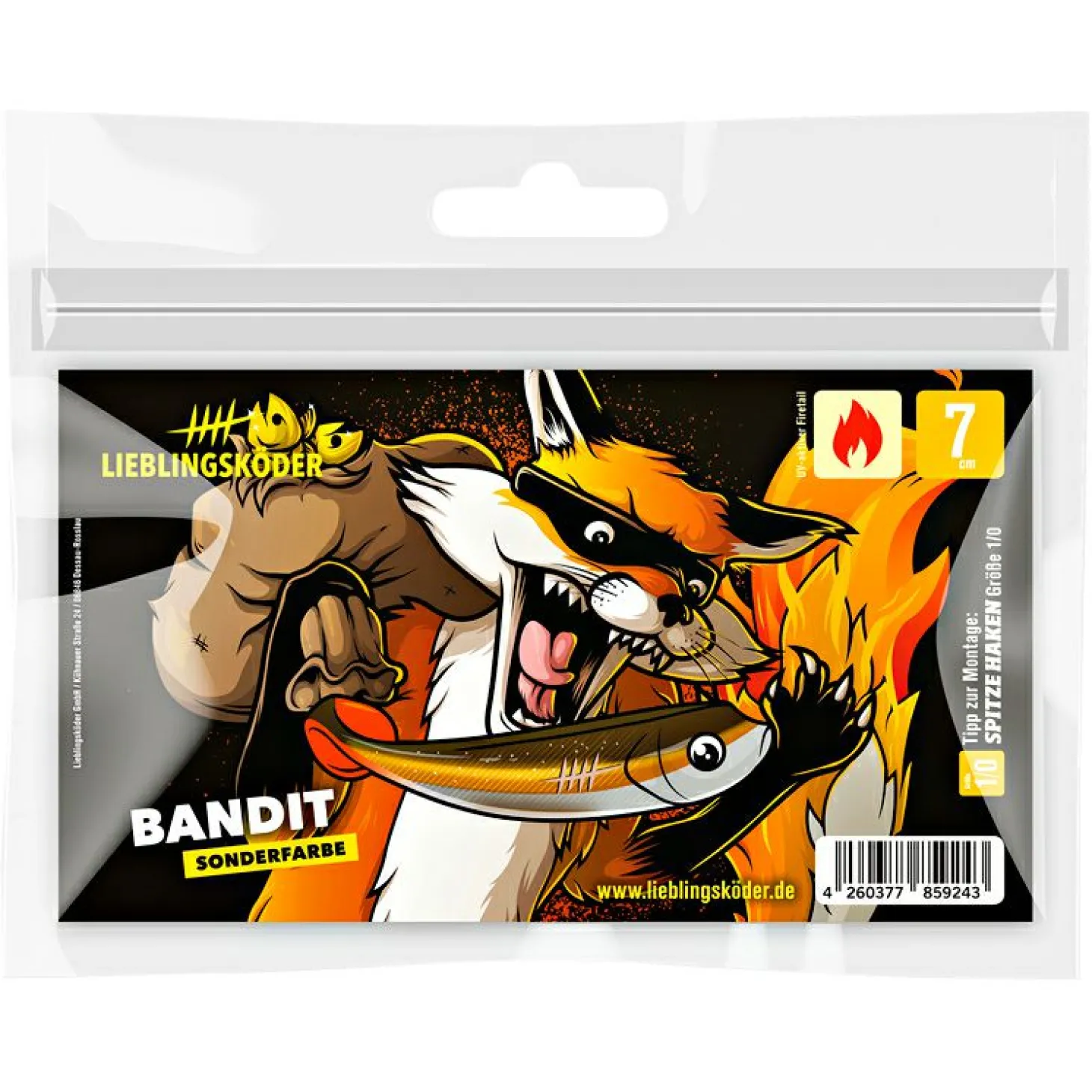 Lieblingsköder Barschköder (7 cm, Bandit)