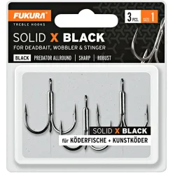 Lieblingsköder Fukura Solid X Drillinge (black)