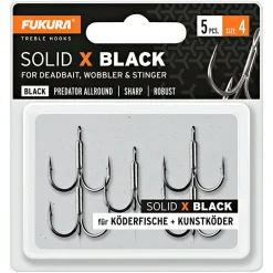 Lieblingsköder Fukura Solid X Drillinge (black)