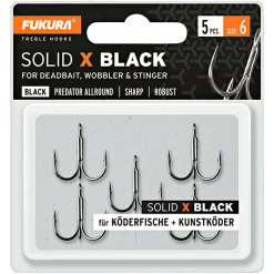 Lieblingsköder Fukura Solid X Drillinge (black)