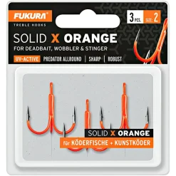 Lieblingsköder Fukura Solid X Drillinge (orange)