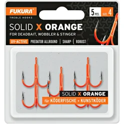 Lieblingsköder Fukura Solid X Drillinge (orange)