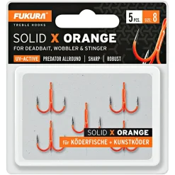 Lieblingsköder Fukura Solid X Drillinge (orange)
