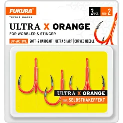 Lieblingsköder Fukura Ultra X Drillinge (orange)