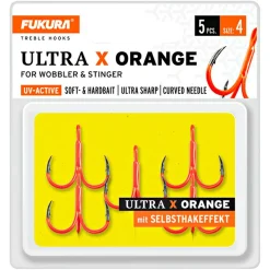 Lieblingsköder Fukura Ultra X Drillinge (orange)