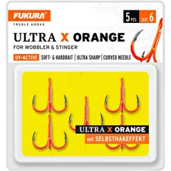 Lieblingsköder Fukura Ultra X Drillinge (orange)
