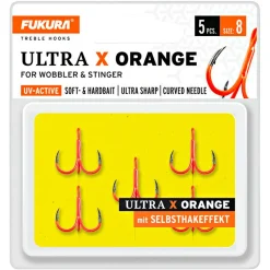 Lieblingsköder Fukura Ultra X Drillinge (orange)