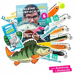 Lieblingsköder Gummifisch Barschköder (7,5 cm, Ultimate Collection Klares Wasser)