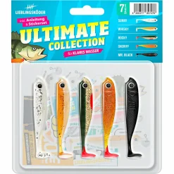 Lieblingsköder Gummifisch Barschköder (6 cm, Ultimate Collection klares Wasser)