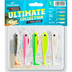 Lieblingsköder Gummifisch Barschköder (7,5 cm, Ultimate Collection Trübes Wasser)