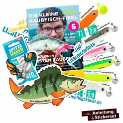 Lieblingsköder Gummifisch Barschköder (7,5 cm, Ultimate Collection Trübes Wasser)