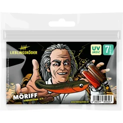 Lieblingsköder Gummifisch Barschköder (7,5 cm, MöRiff)