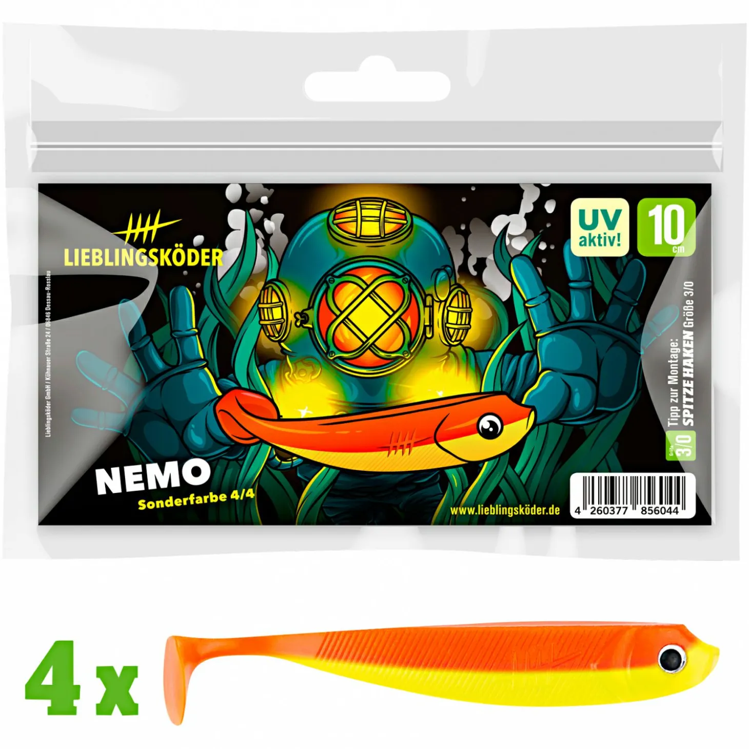 Lieblingsköder Lieblingsköder Nemo Gummifisch