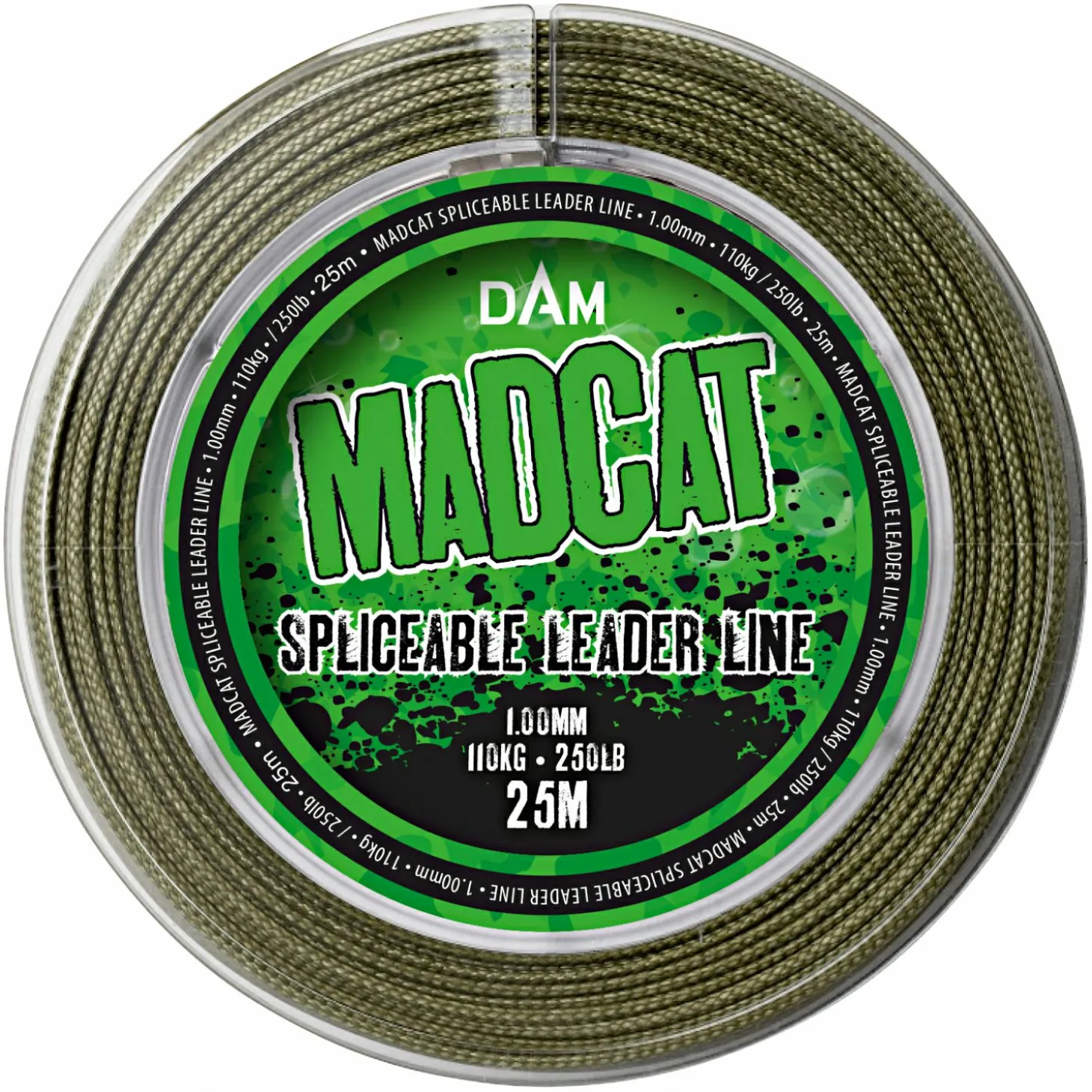 MAD CAT Vorfachschnur Spliceable Leader Line (oliv, 25 m)