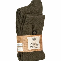 Mauser Woll Socken Herren (Grün)