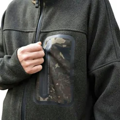 Nash Zero Tolerance Nordic Fleece Zipped Jumper Unisex (Oliv/Camouflage)
