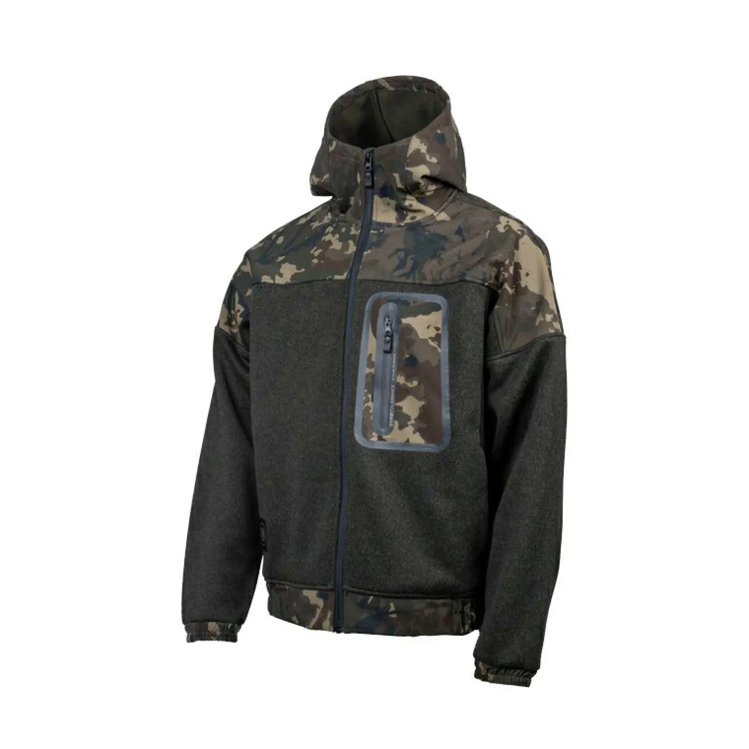 Nash Zero Tolerance Nordic Fleece Zipped Hoody Herren (Schwarz/Camouflage)