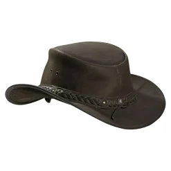 Nubukleder Hut Unisex (Oliv)