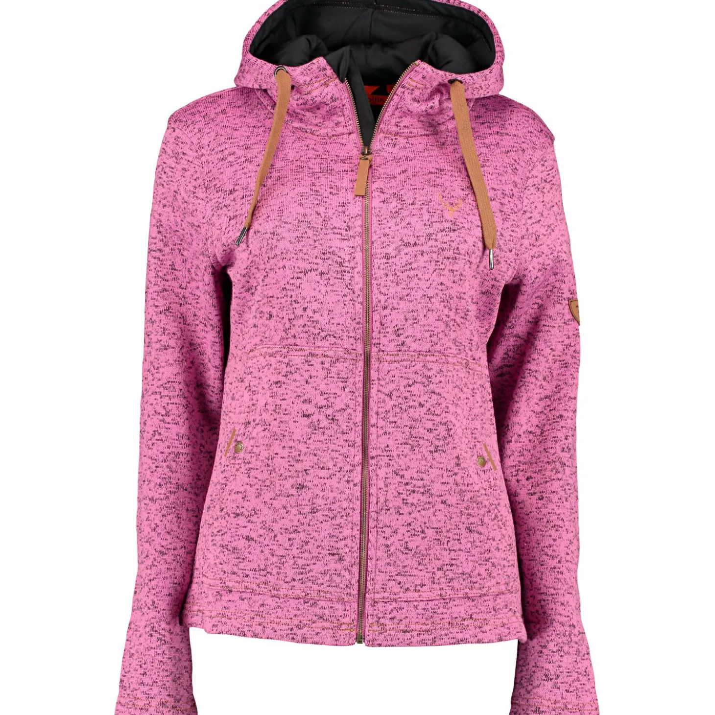 OS Trachten Adisur Strickfleece Jacke Damen (Himbeere)