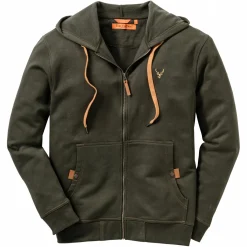 OS Trachten Zawul Sweatshirtjacke 1/1 Arm Herren (Trachtengrün)