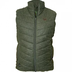 Ostermayer Jagd Heizweste Merinoloden Herren (Oliv)