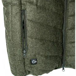 Ostermayer Jagd Heizweste Merinoloden Herren (Oliv)