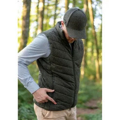 Ostermayer Jagd Heizweste Merinoloden Herren (Oliv)