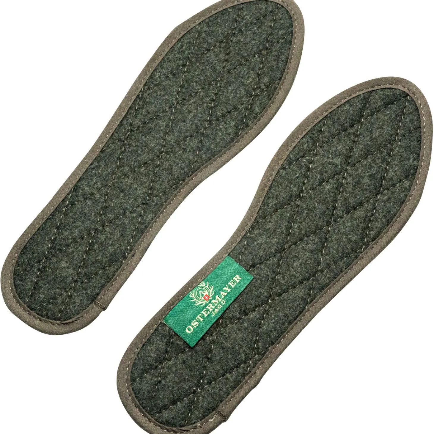 Ostermayer Jagd Schuheinlagesohlen aus Merinoloden Unisex (Oliv)