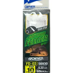 Owner Angelhaken Method Feeder mit Quick-Stop