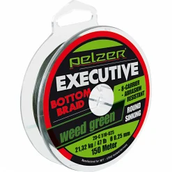 Pelzer Angelschnur Executive Bottom Braid (dunkelgrün, 150 m)