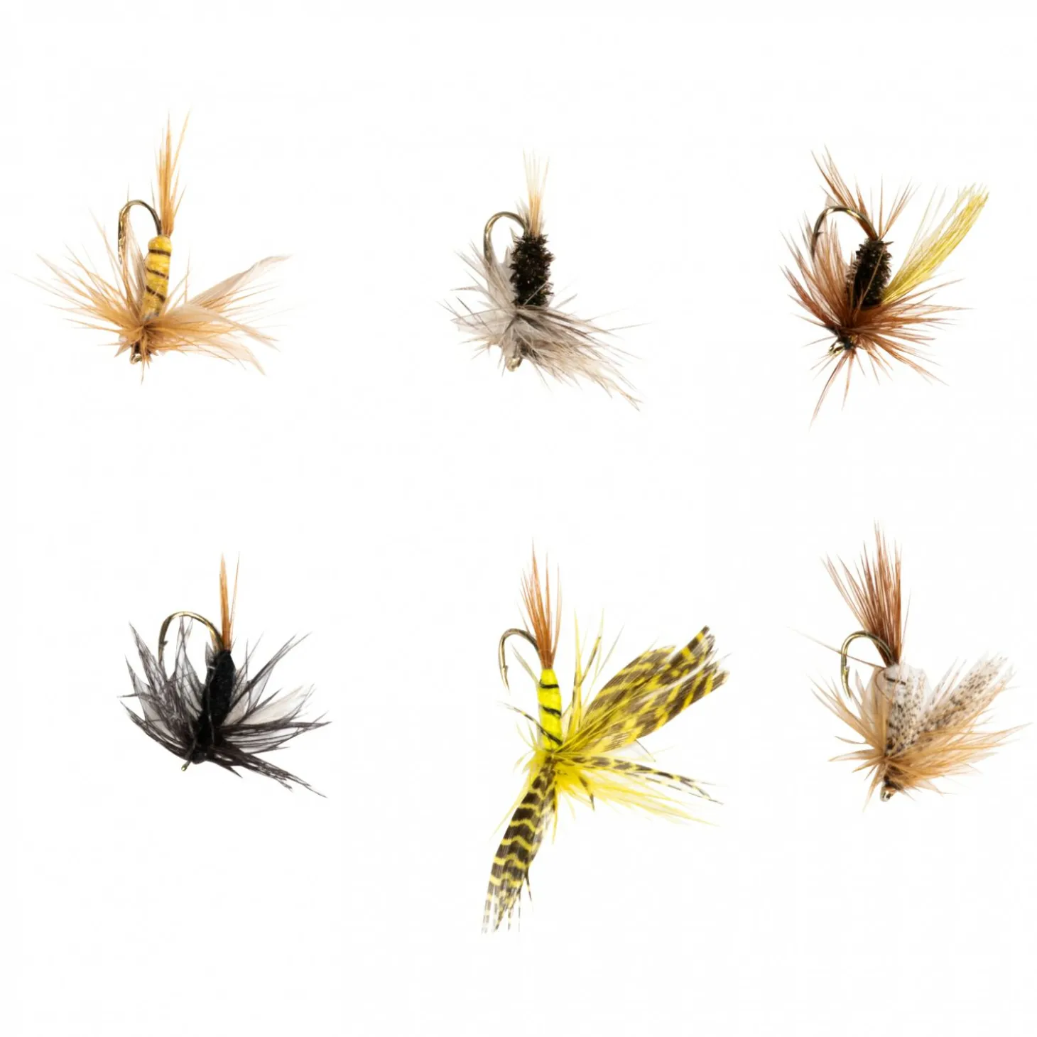 Perca Fly Trockenfliegen Sortiment