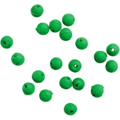 Perca Original Gummiperlen (rund, grün, Ø 4 mm)