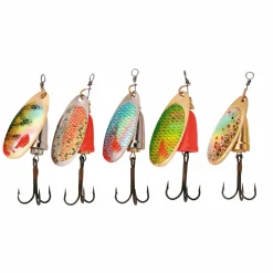 Perca Original Spinner Set Nature Glocken Forelle